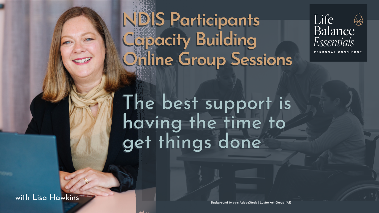 Sometimes the best support is simply having the time to get things done